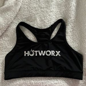 Hotworx black sports bra